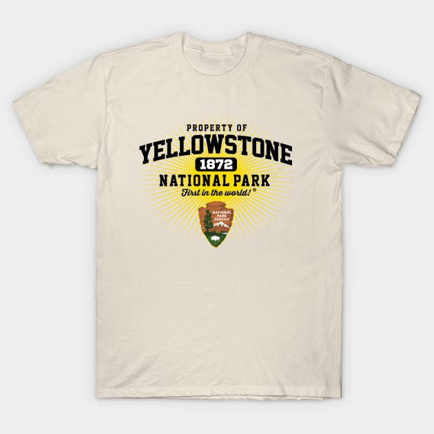 Property of Yellowstone National Park T-Shirt by 